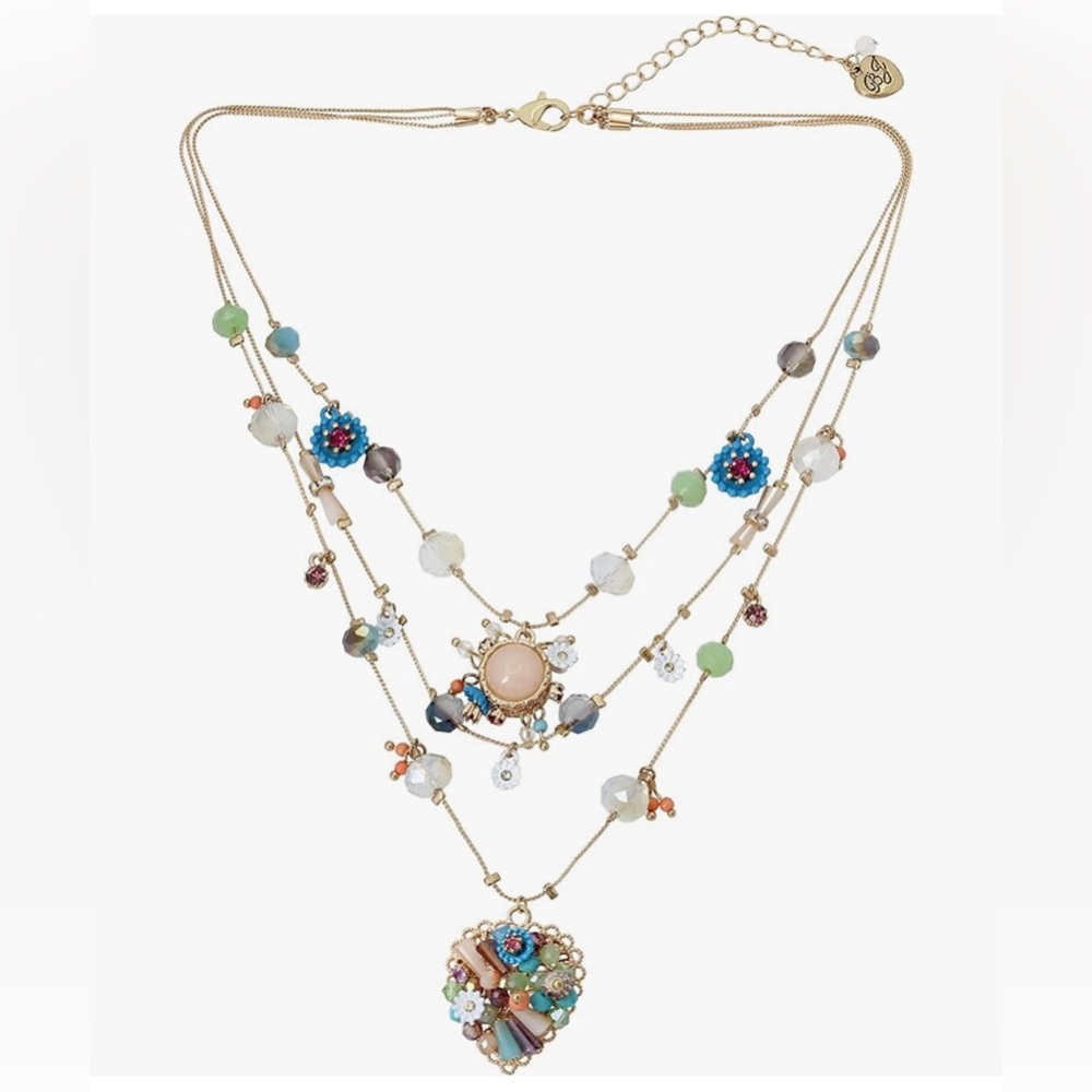 Betsey Johnson layered necklace